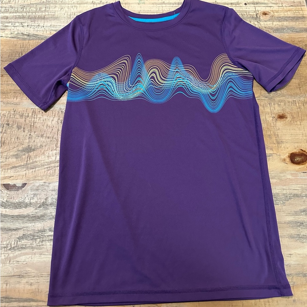 Target Purple and Blue Kids Short Sleeve Tee